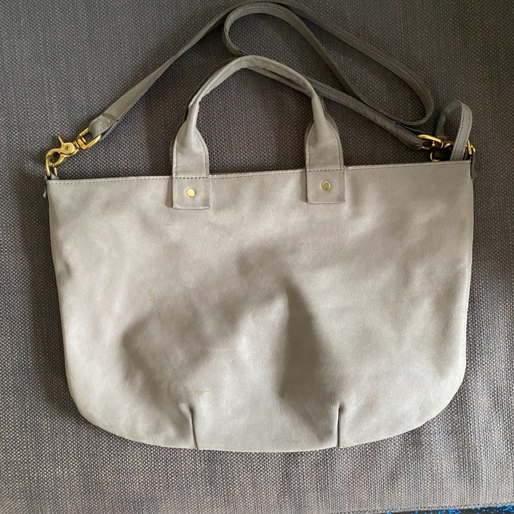Claire Vivier Grey Messenger Bag